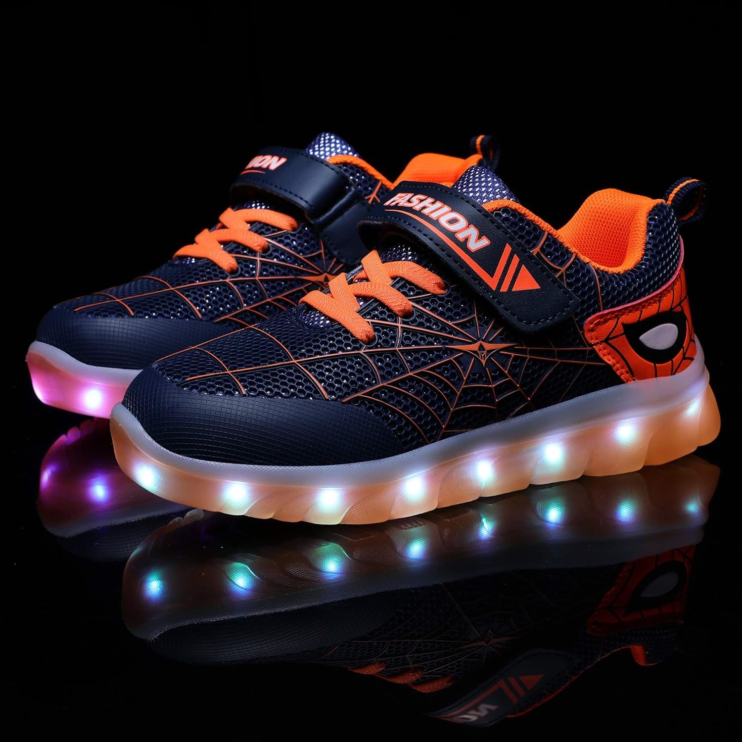 LED Zapatos Verano Ligero Transpirable Impermeable Bajo 7 Colores USB Carga Luminosas Parpadeo Deporte De Zapatillas Con Luces Los Mejores Regalos Para Niños Niñas Cumpleaños De Navidad