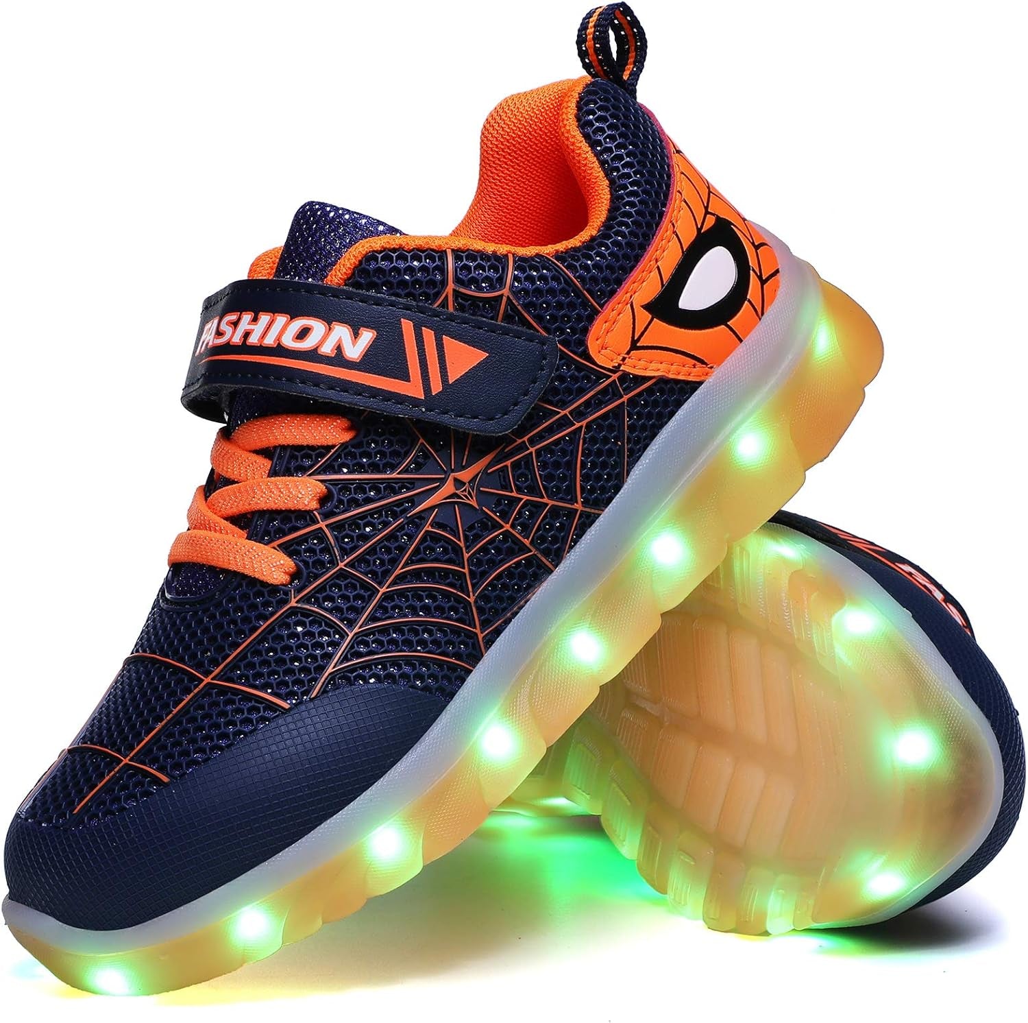 LED Zapatos Verano Ligero Transpirable Impermeable Bajo 7 Colores USB Carga Luminosas Parpadeo Deporte De Zapatillas Con Luces Los Mejores Regalos Para Niños Niñas Cumpleaños De Navidad